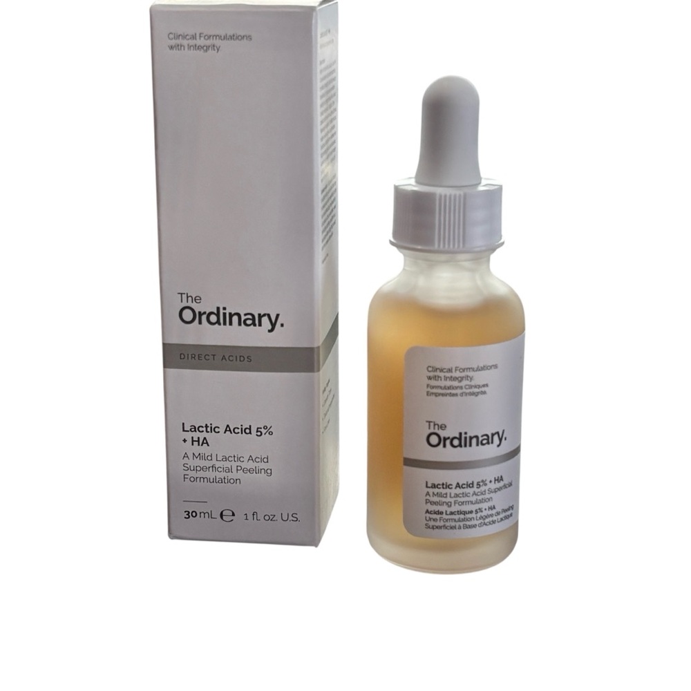 The Ordinary Lactic Acid 5% + HA AHA Exfoliating Peel Serum 30ml